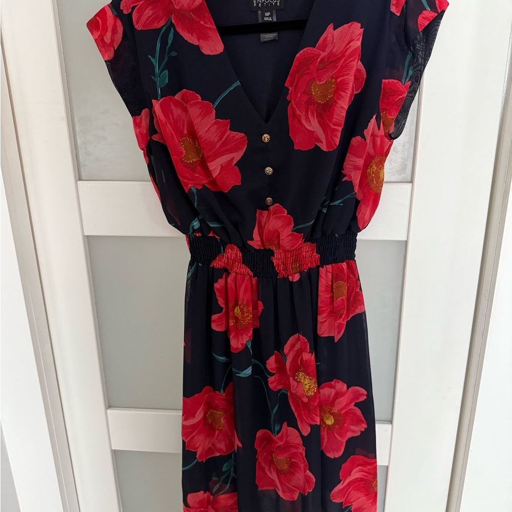 Enfocus Studio Petite Navy Dress